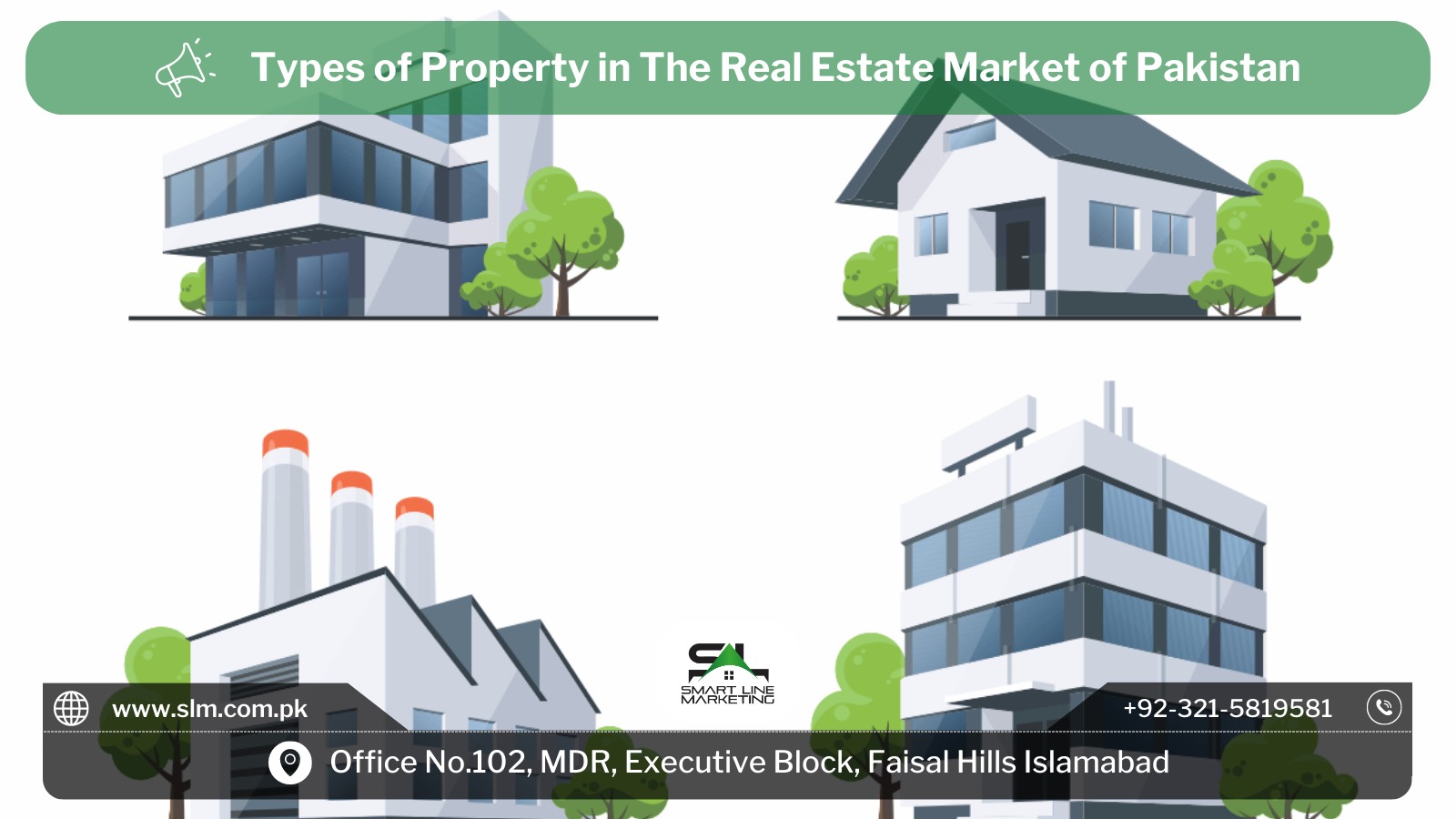 picture of Types of Property in The Real Estate Market of Pakistan-smart line marketing-