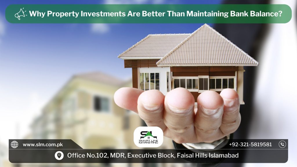 picture of smart line marketing-Why Property Investments Are Better Than Maintaining Bank Balance